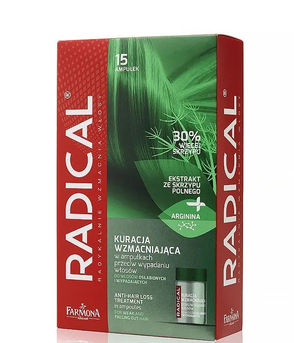 Farmona Radical gydymas prieš plaukų slinkimą ampulėse 1op.(15x5ml) - Kosmetika