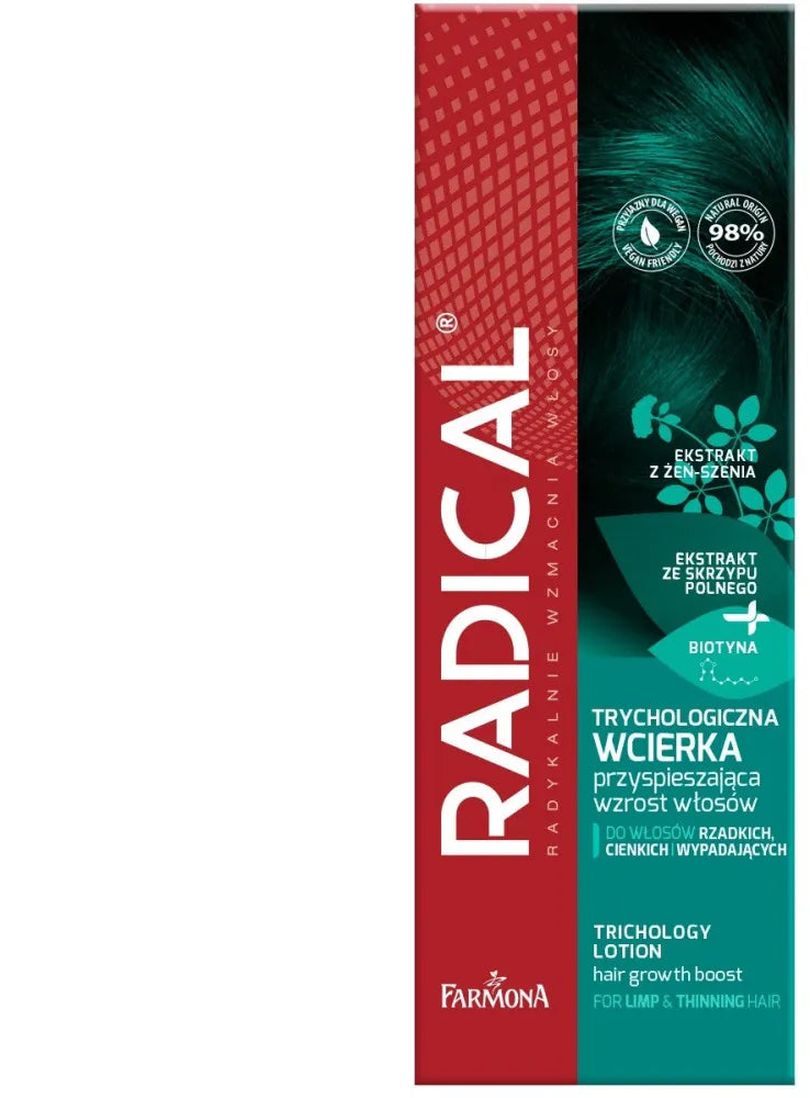 Farmona Radical Trichologinė losjonas skatinantis plaukų augimą 100 ml - Kosmetika