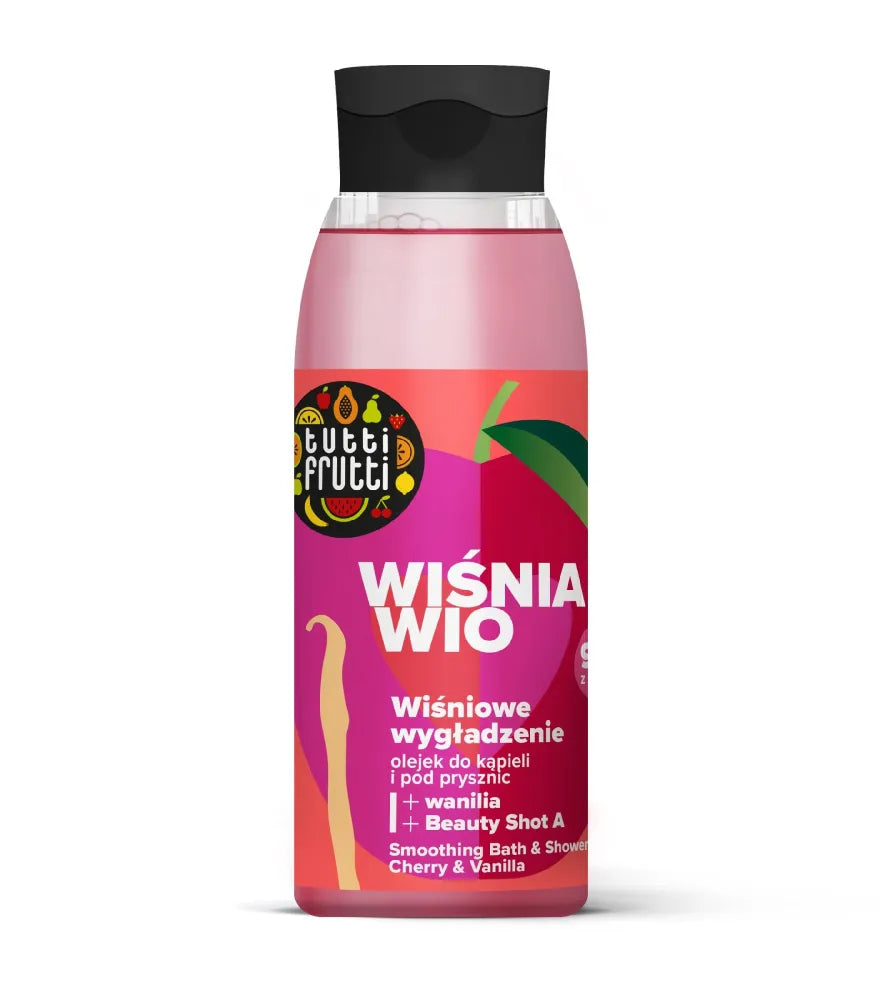 Farmona Tutti Frutti Cherry Wio vonios ir dušo aliejus Smoothness 400ml - Kosmetika
