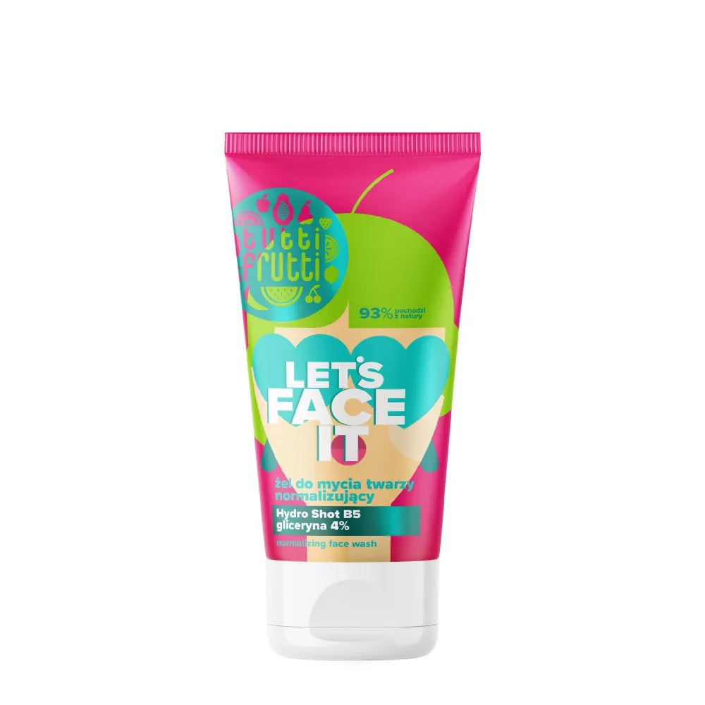 FARMONA Tutti Frutti Let’s Face It Normalizuojantis veido prausiklis gelis 150ml - Kosmetika