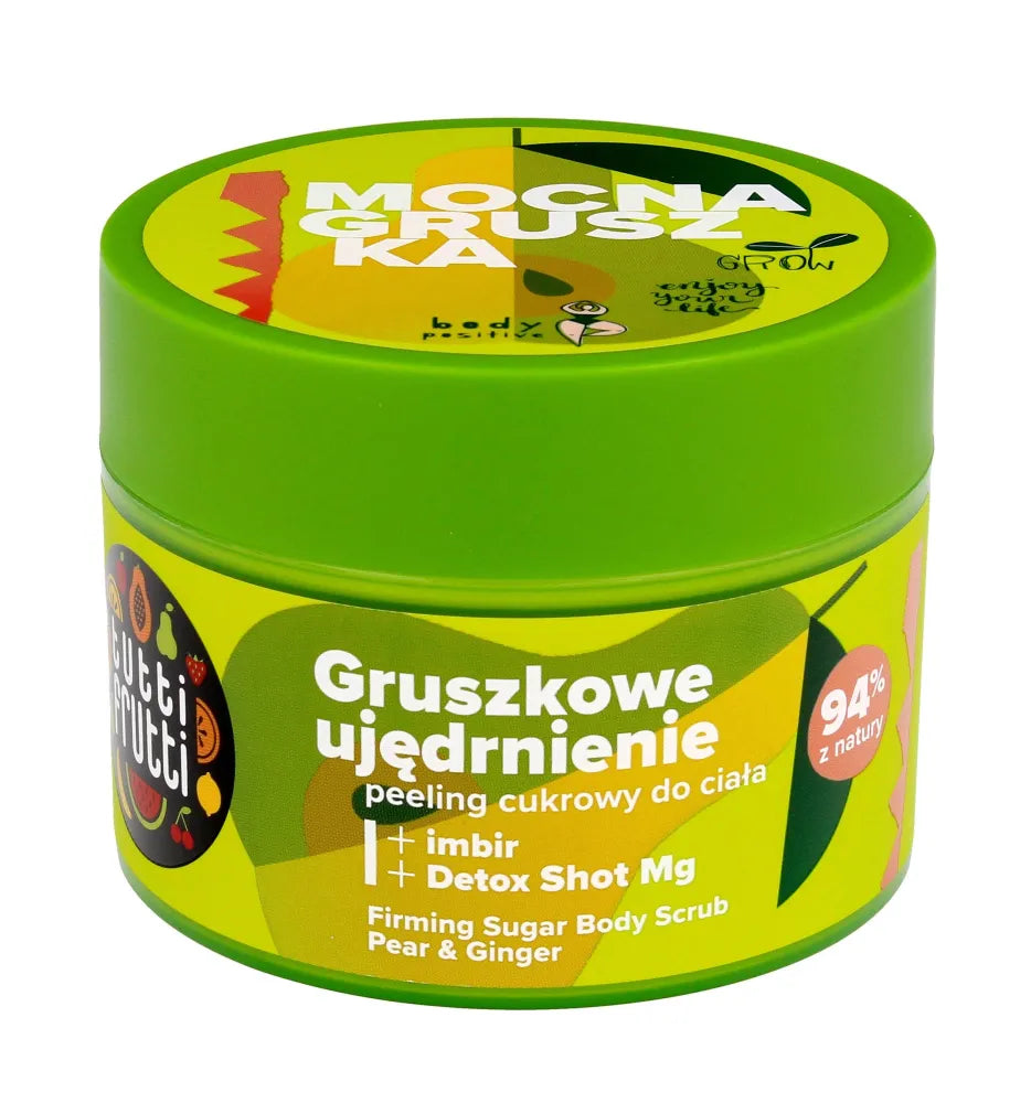 Farmona Tutti Frutti Sugar body scrub Pear Firming - Kriaušė ir Imbieras 300g - Kosmetika