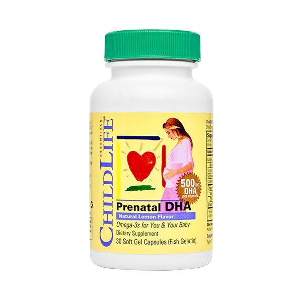 Prenatal DHA, Natural Lemon - 30 softgels - Child Life