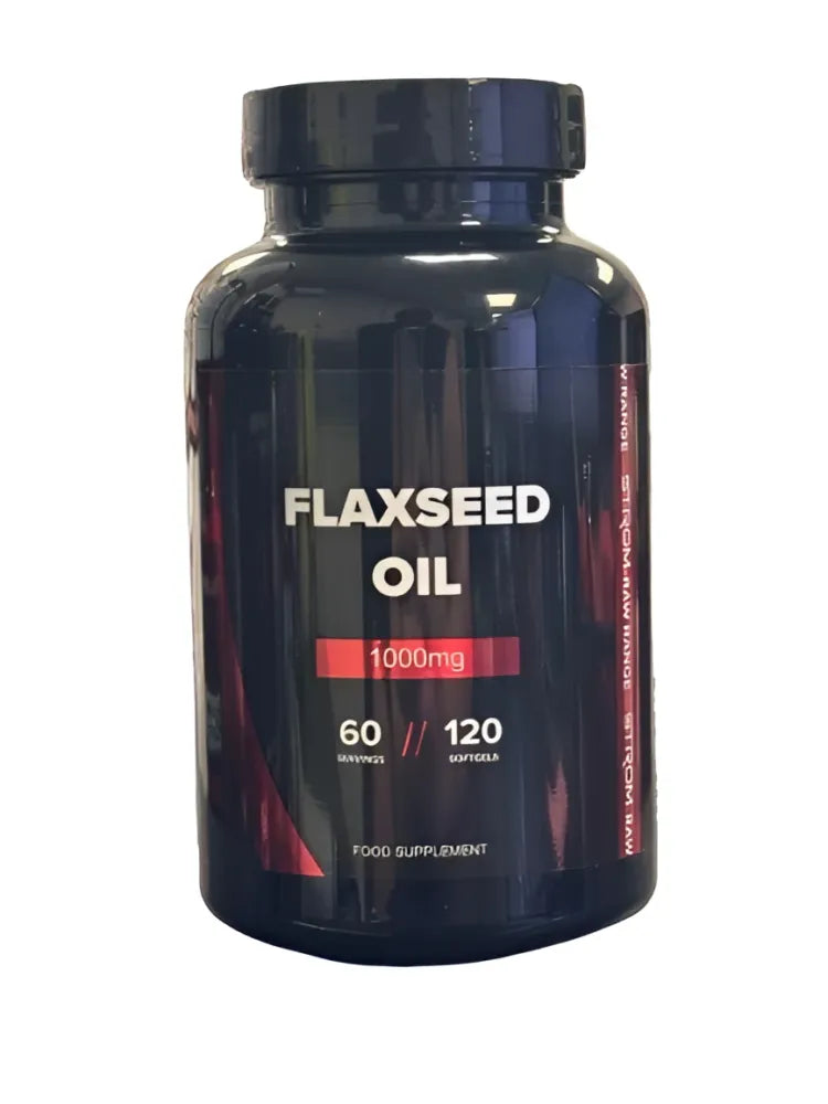 Flaxseed Oil - 120 softgels - Strom Sports - Sporto papildai