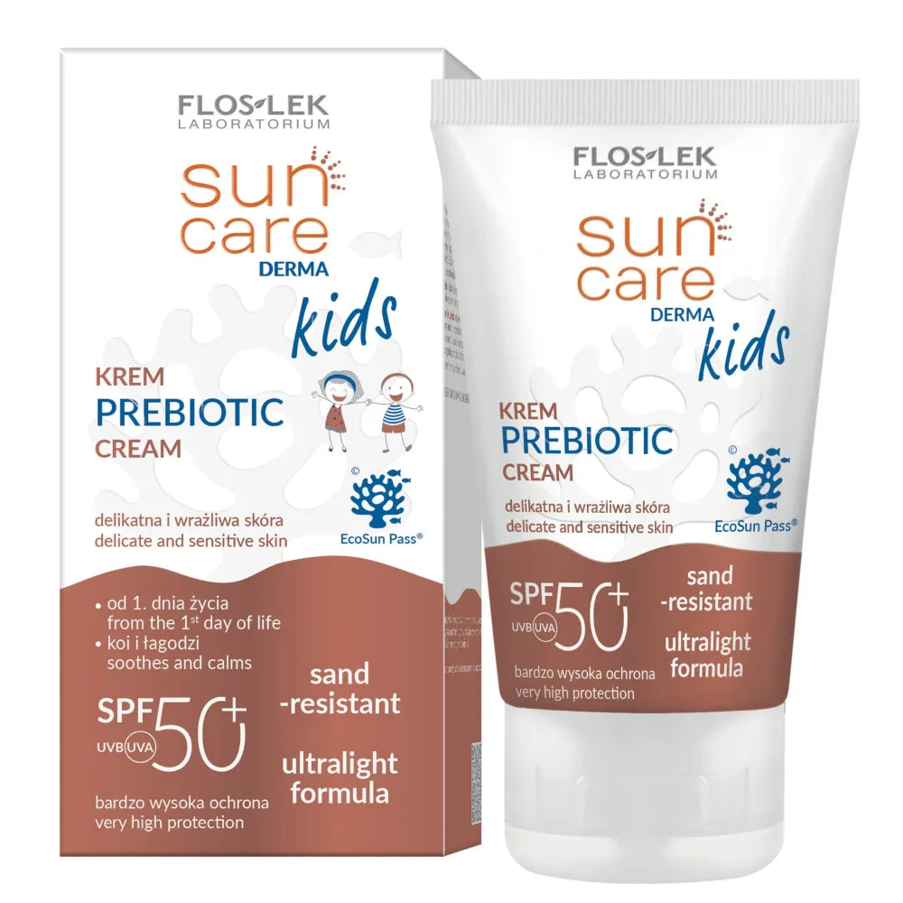 FLOS SUN CARE DERMA Cream Kids SPF50+ nuo 1 gyvenimo dienos - Kosmetika