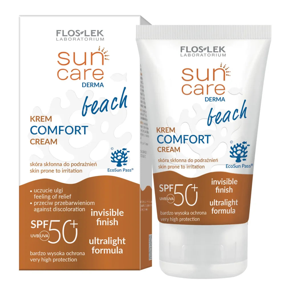 FLOS SUN CARE DERMA Kremas Komfortas SPF50+ - Kosmetika