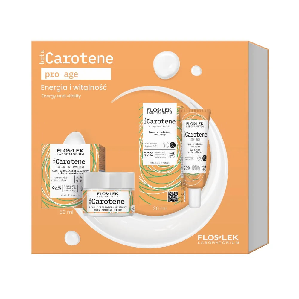 FLOSLEK betaCAROTENE pro age Energy and Vitality Set - Kosmetika
