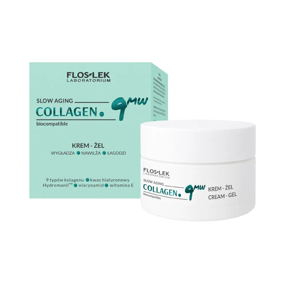 FLOSLEK COLLAGEN. 9MW Face Cream-Gel 50 ml. - Kosmetika