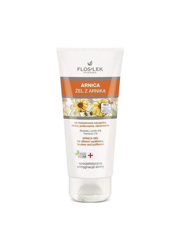 Floslek Eye Care Gel su arnika išsiplėtusiems kraujagyslėms mėlynėms ir patinimams - Kosmetika