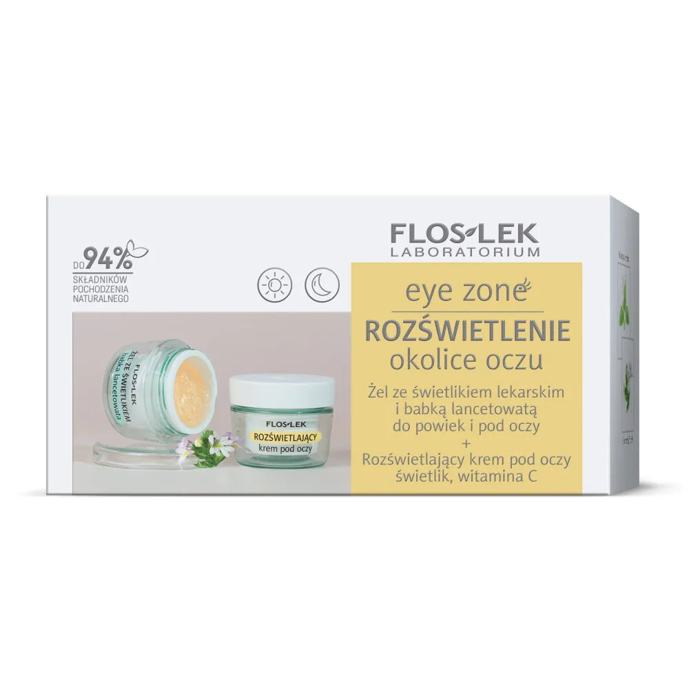 FLOSLEK Eye Zone dovanų rinkinys Šviesinantis akių sritį - Kosmetika