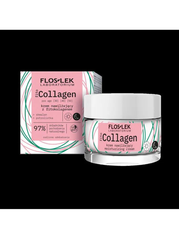Floslek Fito Kolageno Drėkinamasis Kremas su fitokologenu dienai ir nakčiai 50ml - Kosmetika