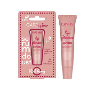 FLOSLEK Glimmer Lip Serum Blink Berry 14 g - Kosmetika