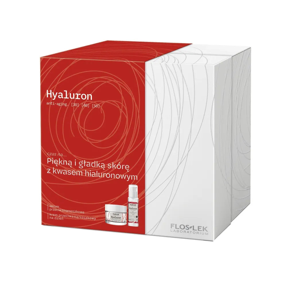 Floslek Hyaluron dovanų rinkinys (serumas 30ml + dieninis kremas 50ml) - Kosmetika