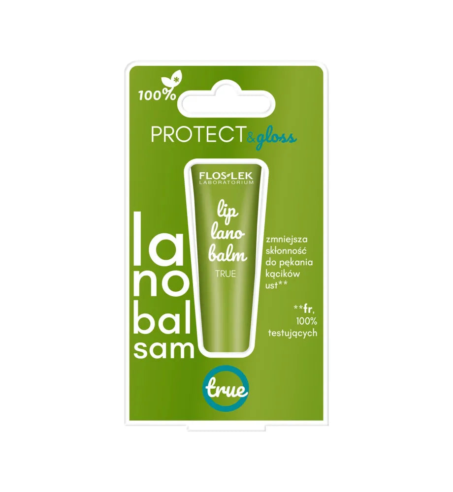FLOSLEK Lanobalm for lips True 12 g - Kosmetika