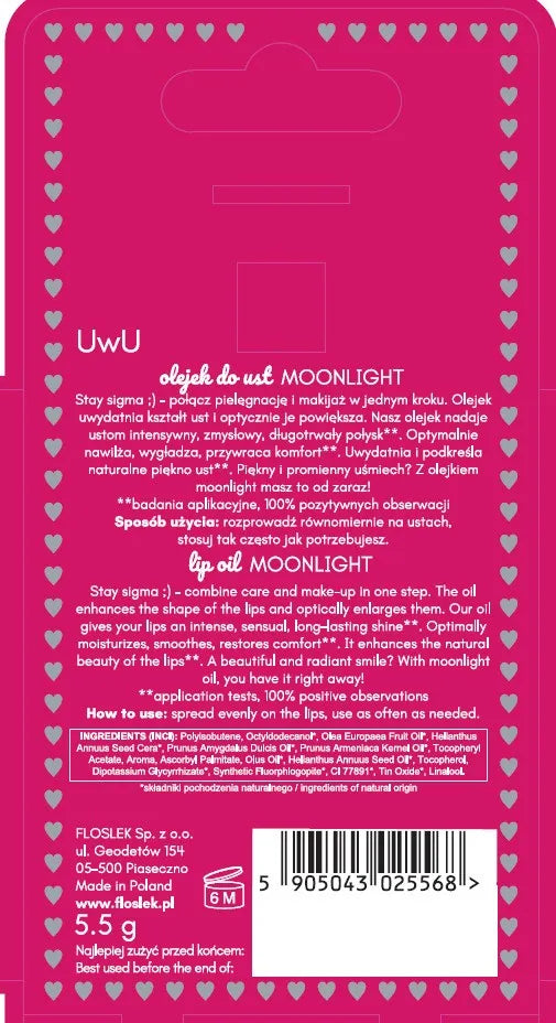 FLOSLEK Moonlight Lip Oil 5.5 g - Kosmetika