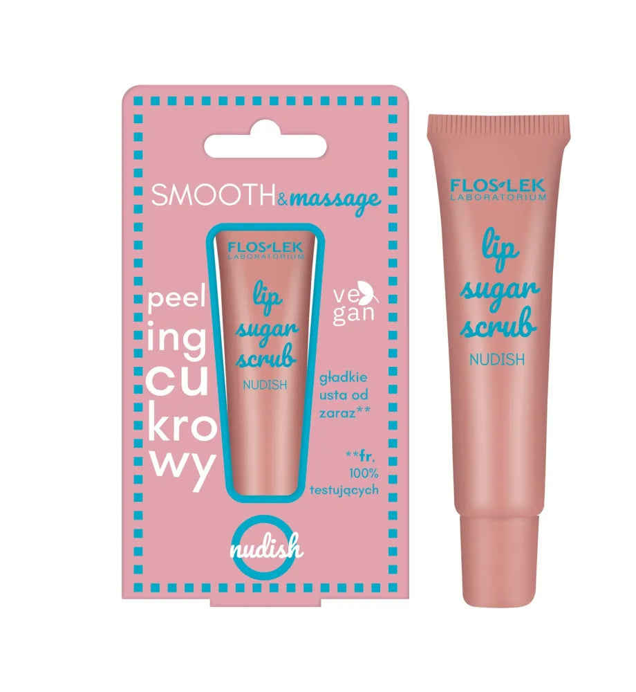 FLOSLEK Nudish sugar lip scrub 14 g - Kosmetika