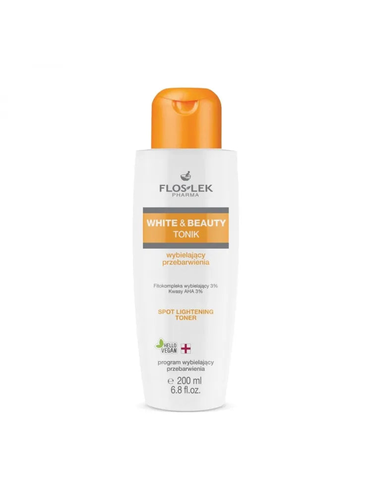 FLOSLEK Pharma White&Beauty Balinantis Tonikas nuo dėmių 200ml - Kosmetika