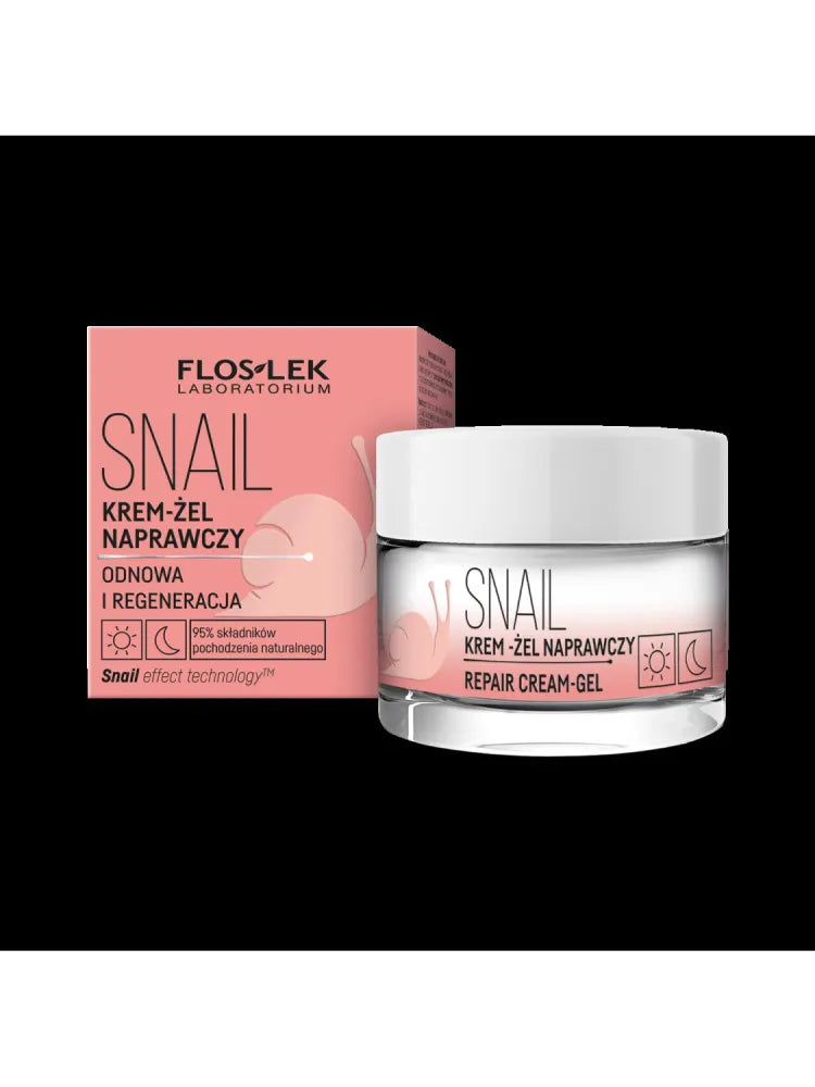 Floslek Snail Regenerating Cream for Day and Night 50ml - Kosmetika