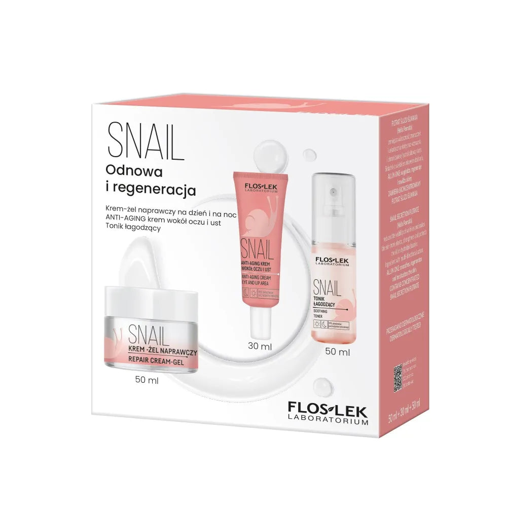 FLOSLEK Snail Renewal and Regeneration Set - Kosmetika