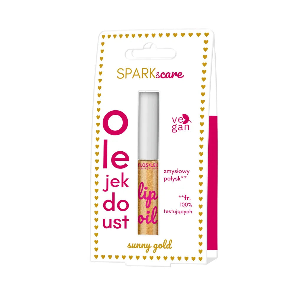 FLOSLEK Sunny Gold Lip Oil 5.5 g - Kosmetika