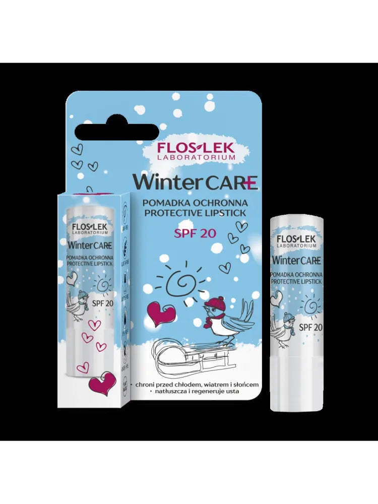 Floslek Winter Care Žiemos apsauginis lūpų balzamas SPF20 1 vnt - Kosmetika