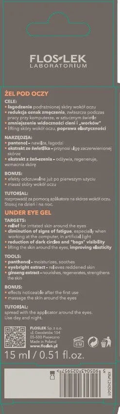 FLOSMEN Eye Gel 15 ml - Kosmetika