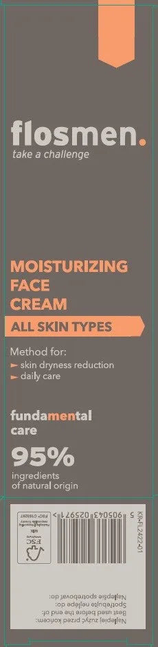 FLOSMEN Moisturizing Face Cream 50 ml - Kosmetika