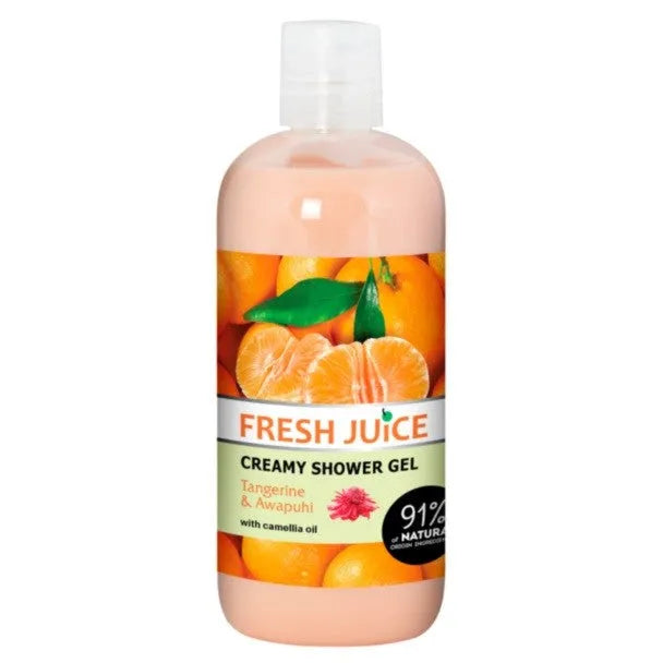 FRESH JUICE Kreminis dušo gelis - Mandarinas 500 ml - Kosmetika