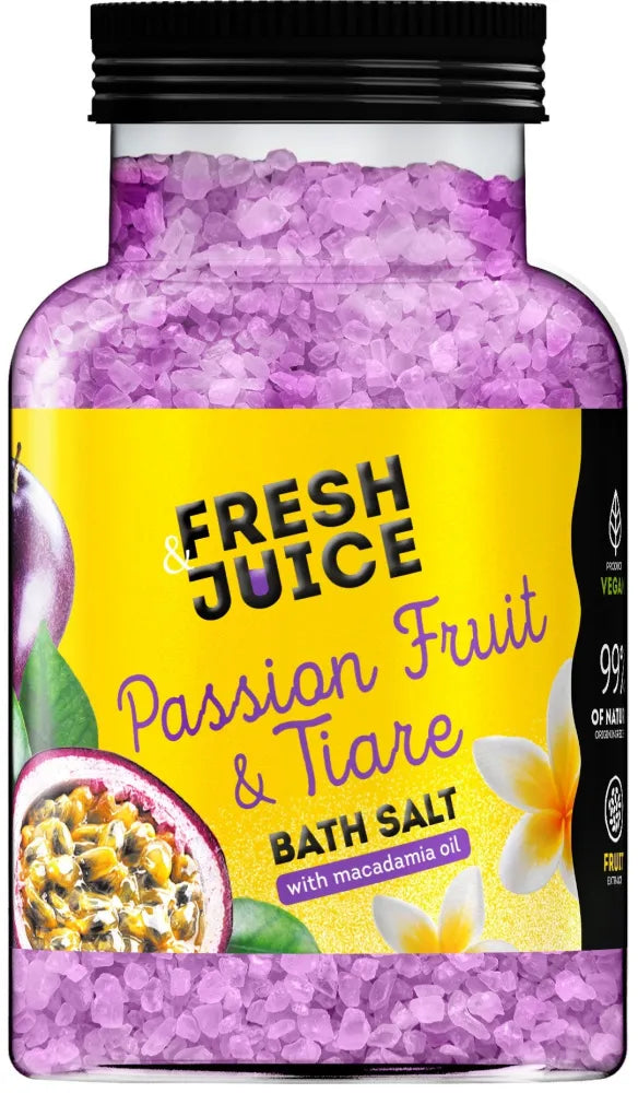 FRESH JUICE Maracuja and Tiare bath salt 700 g - Kosmetika