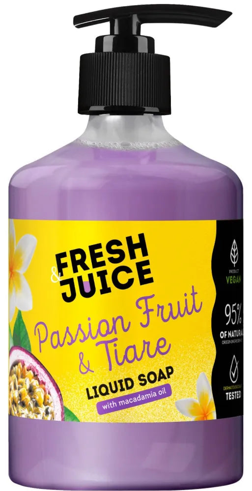 FRESH JUICE Maracuja and Tiare liquid soap 460 ml - Higiena