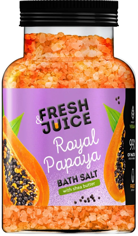 FRESH JUICE Royal Papaya bath salt 700 g - Kosmetika