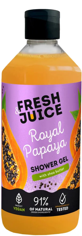 FRESH JUICE Royal Papaya Shower Gel 473 ml. - Kosmetika