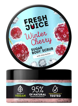 FRESH JUICE Sugar body scrub Winter cherry 200 ml - Kosmetika