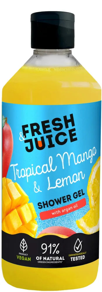 FRESH JUICE Tropical Mango and Lemon Shower Gel 473 ml. - Kosmetika