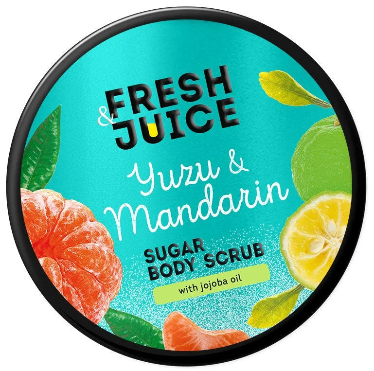 FRESH JUICE Yuzu and Tangerine Sugar Body Scrub 200 ml - Kosmetika