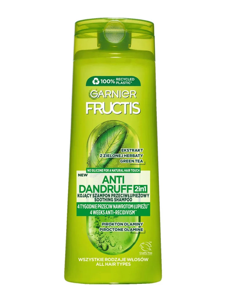 Fructis Anti-Dandruff 2-in-1 šampūnas plaukams 400 ml - Kosmetika