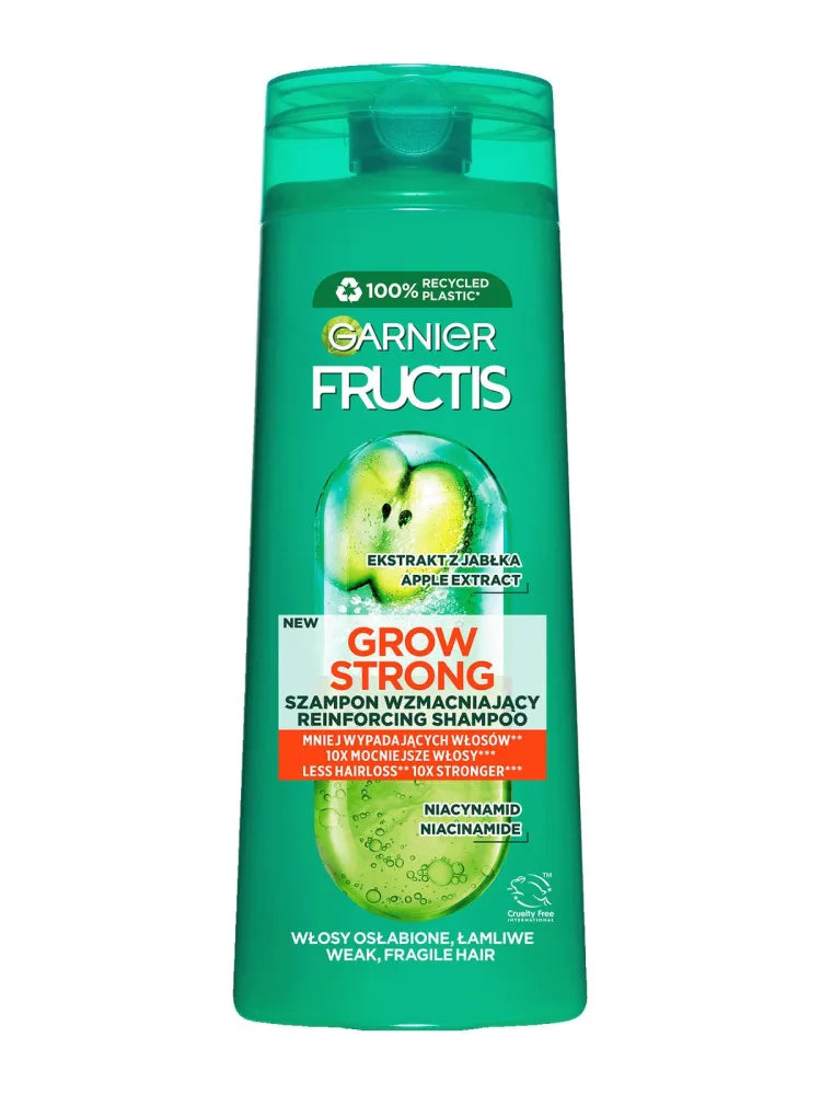 Fructis Grow Strong stiprinantis šampūnas 400 ml - Kosmetika