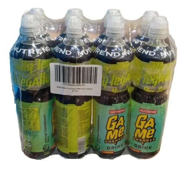 Gamechanger Caffeine Drink Citrus Cooldown - 8 x 750 ml - Nutrend - Sporto papildai