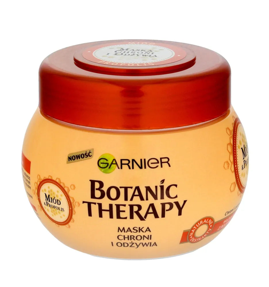 Garnier Botanic Therapy Medaus ir propolio kaukė labai pažeistiems plaukams 300ml - Kosmetika
