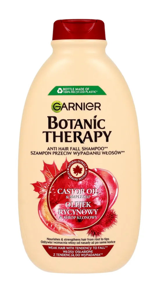Garnier Botanic Therapy Ricinos aliejus ir migdolų šampūnas silpniems trapiems plaukams 400ml - Kosmetika