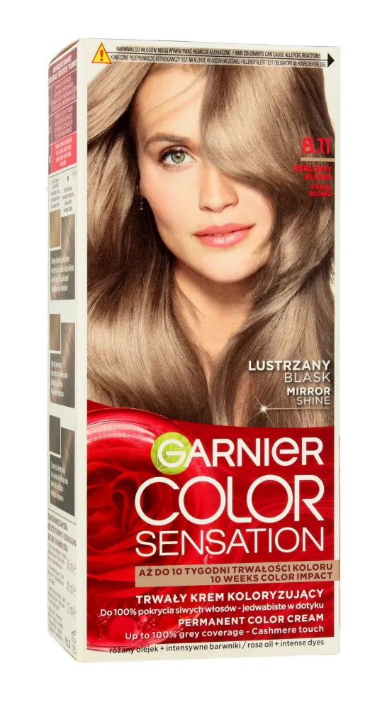 Garnier Color Sensation Dažymo kremas 8.11 Perlų šviesus - 1op. - Kosmetika