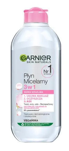 Garnier Essentials micelinis vanduo jautriai odai 3in1 400ml - Kosmetika