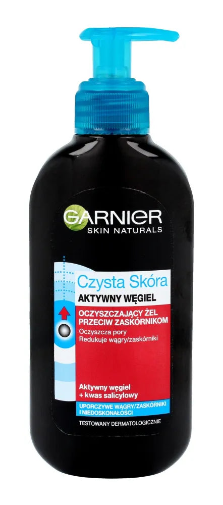 Garnier Skin Naturals Pure Active Anglies valomasis gelis 150ml - Kosmetika