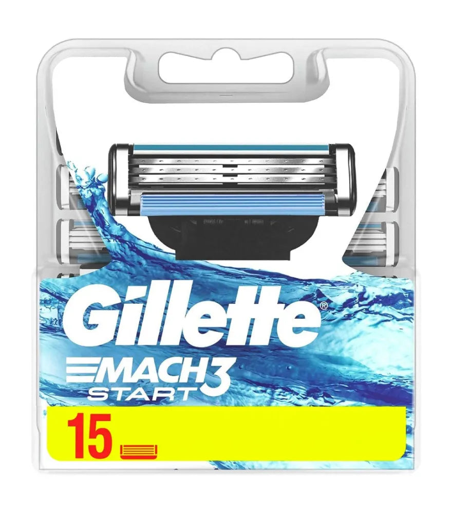 GILLETTE Mach3 Replacement cartridges for men’s razor 1 op. - 15 pcs. - Higiena