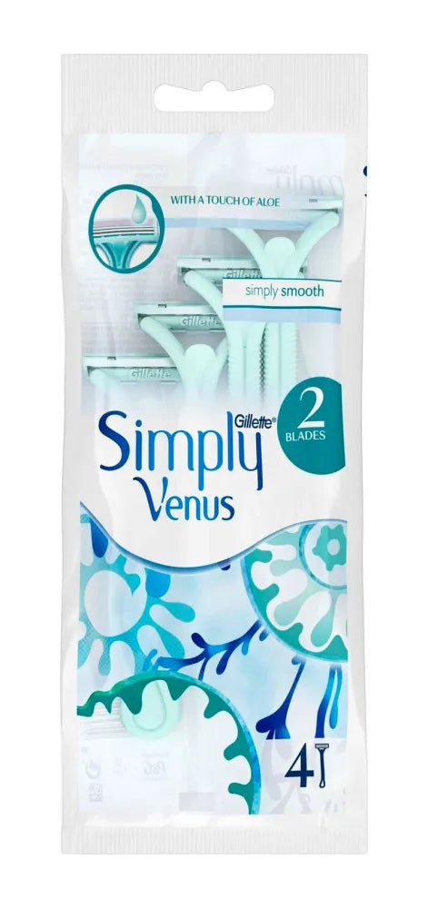 GILLETTE Simply 2 Venus Shaving razor for women 1 op. - 4 pcs. - Higiena