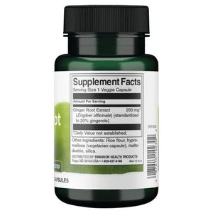 Ginger Root Extract - Imbiero šaknies ekstraktas - N60 - Swanson - Papildai