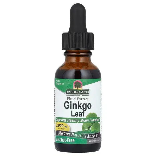 Ginkgo Leaf 2000mg - 30 ml - Nature’s Answer - Papildai