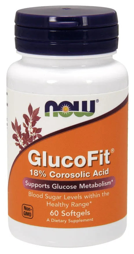 GlucoFit - 60 softgels - NOW Foods - Papildai