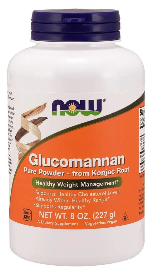 Glucomannan from Konjac Root Pure Powder - 227g - NOW Foods - Papildai