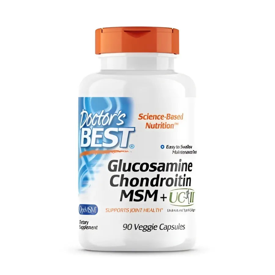 Glucosamine Chondroitin MSM + UC-II - 90 vcaps - Doctor’s Best - Papildai