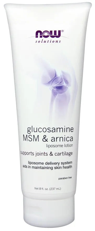 Glucosamine MSM & Arnica Liposome Lotion - 237 ml - NOW Foods - Kosmetika